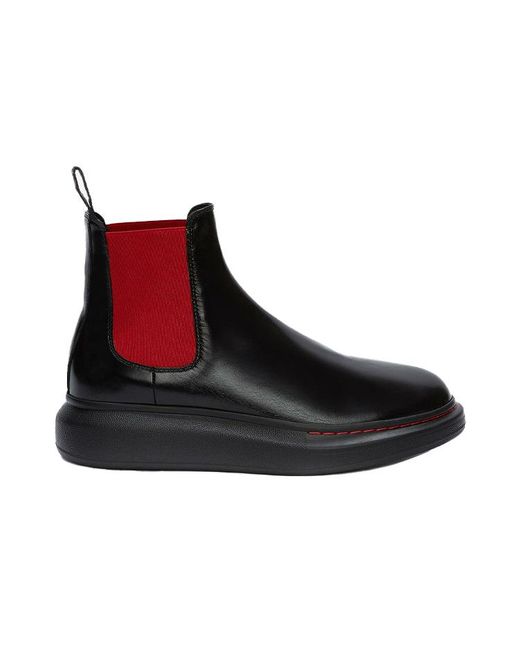 Alexander McQueen Red Hybrid Chelsea Boot for men