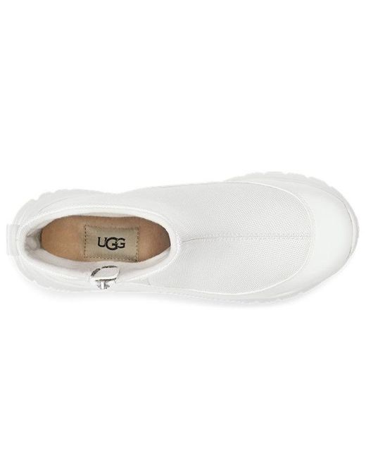 Ugg White (Wmns) Yose Zip Fleece Lined Snow Boots