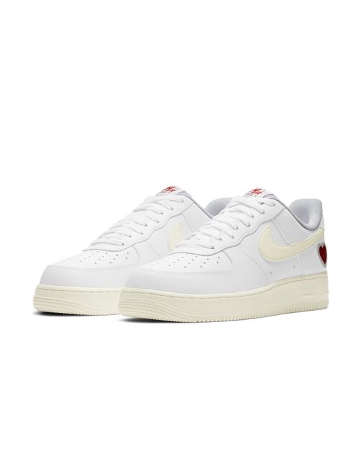 Nike White Air Force 1 Low 'Valentine's Day 2021' for men
