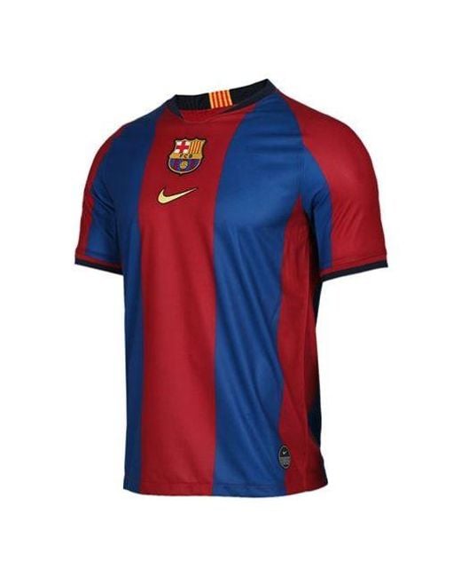 Nike Red Fc Barcelona Jersey 'Blaugrana' for men