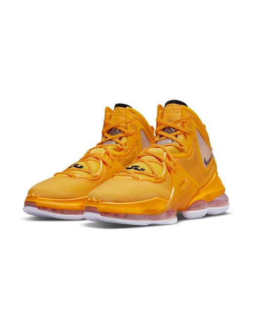 Nike Yellow Lebron 19 Ep 'Hard Hat' for men