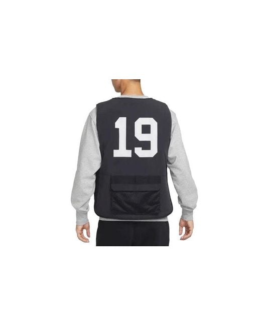 Nike Blue Full-Zip Premium Basketball Vest for men