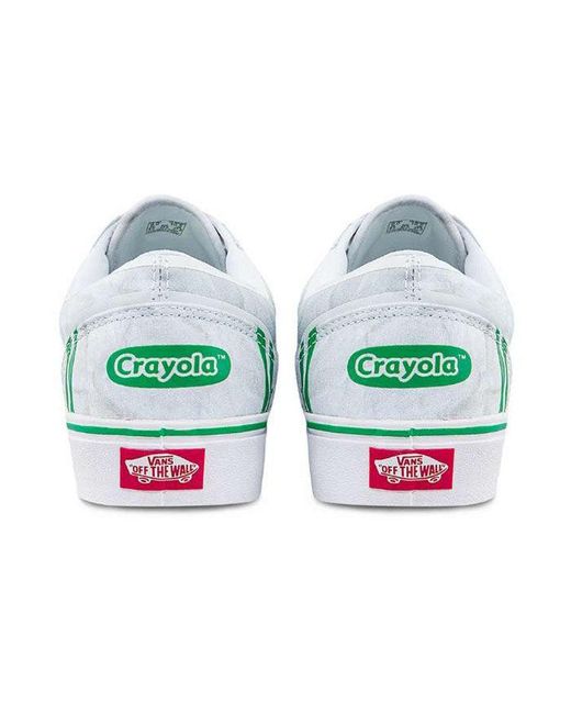 Vans White Crayola X Comfycush Old Skool 'Diy' for men