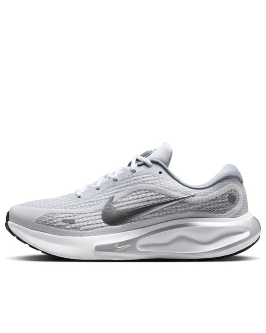 Nike White Journey Run Road Running Shoes for men
