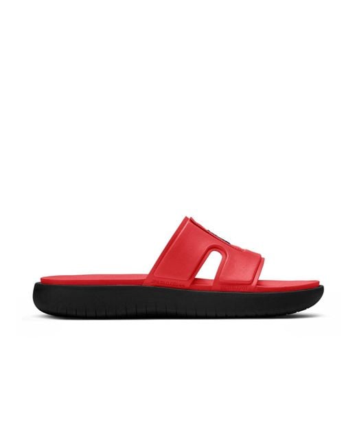 Nike Red Hydro 8 Colorblock Casual Slippers for men