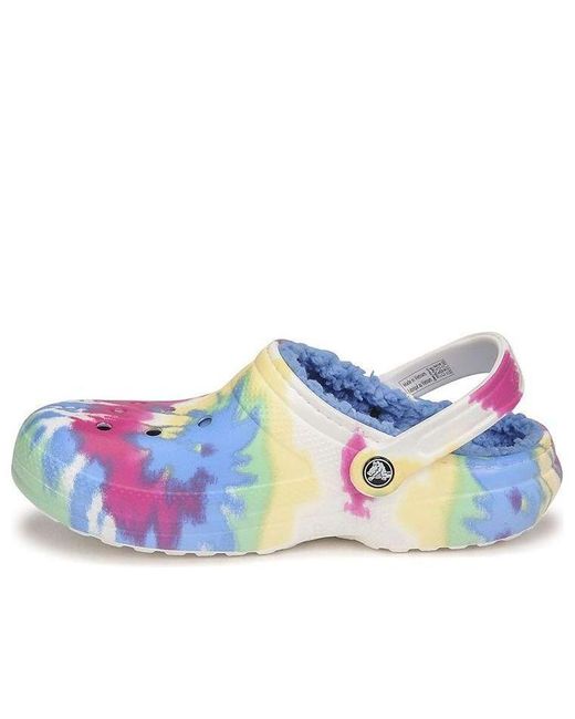 CROCSTM Blue Classic Clog Tie Dye Multi for men