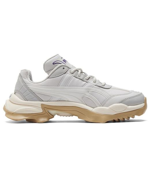 PUMA White Nitefox Mmq Athleisure Casual Sports Shoe for men