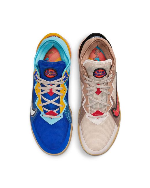 Nike Blue Space Jam X Lebron 18 Low 'Wile E. X Roadrunner' for men