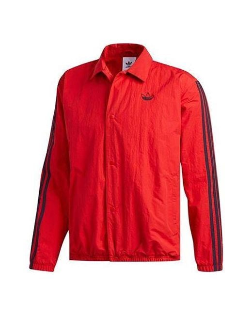 Adidas Red Originals Cozy Casual Jacket for men