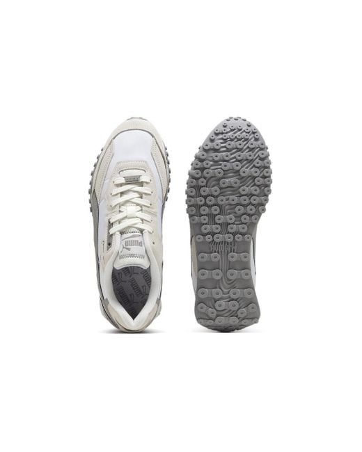 PUMA White Blacktop Rider 'Feather Stormy Slate' for men