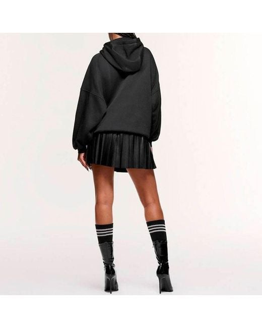 Adidas Black Originals X Ivy Park Snap-Neck Hoodie for men