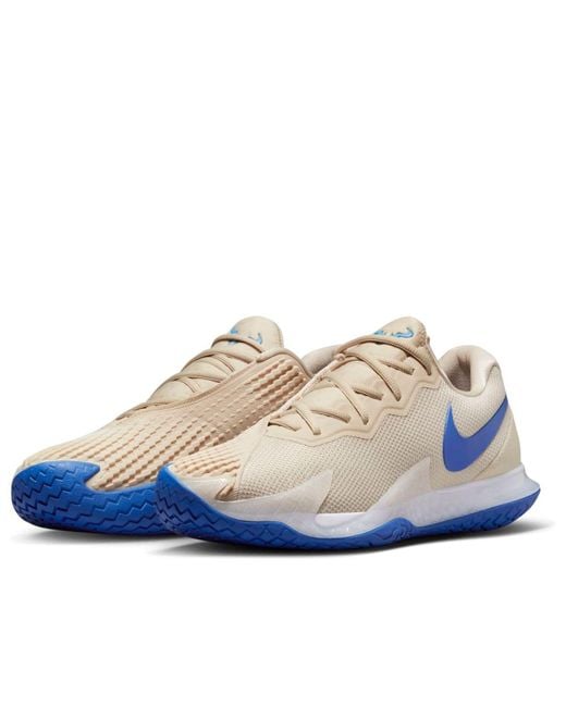 Nike Blue Court Air Zoom Vapor Cage 4 Rafa Hc 'Sanddrift Game Royal' for men