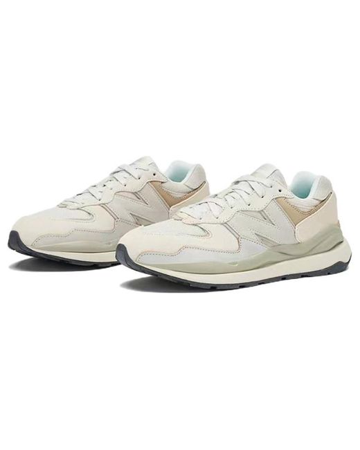 New Balance White 5740 Velvet Canvas Moonbeam for men