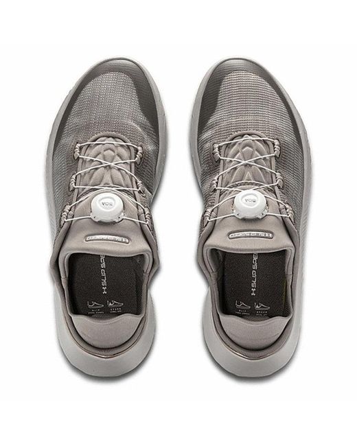 Under Armour Gray Flow Slipspeed for men