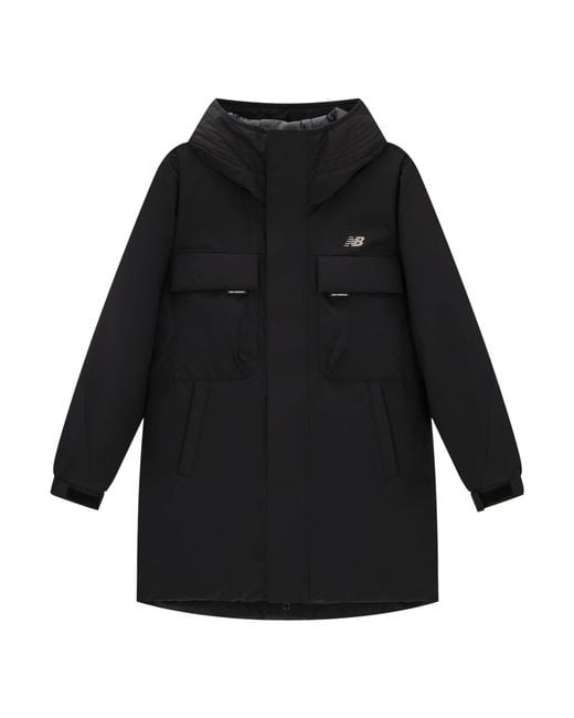 New Balance Black Warm Down Cargo Jacket