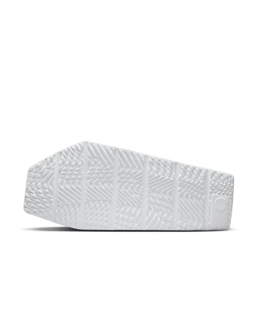 Nike White Hex Slides