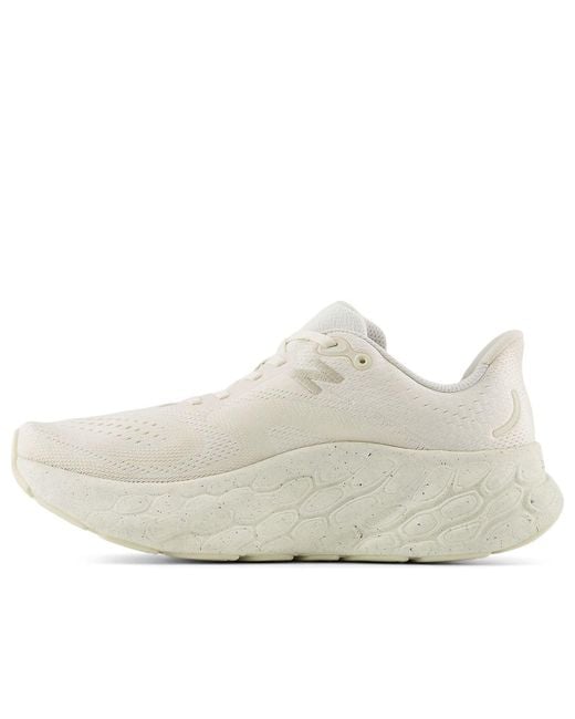New Balance White Fresh Foam X More V4 for men