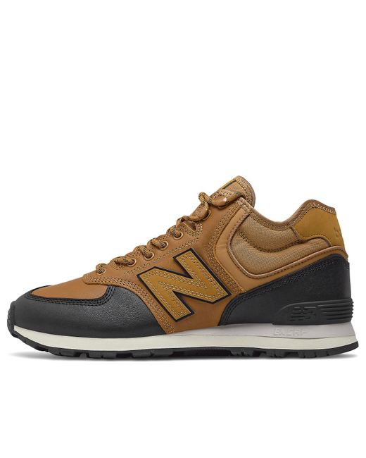 New Balance Brown 574 Series Mid Tops for men