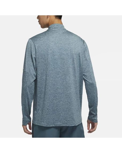 Nike Blue Nk Df Elmnt Top Hz Casual Breathable Sports Long Sleeves for men