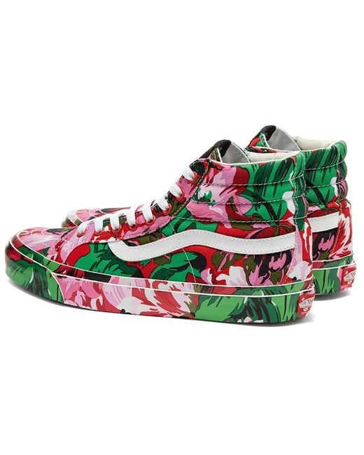 Vans Red Kenzo X Og Sk8-Hi Lx 'Floral' for men