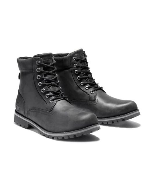 Timberland Black Rugged Waterproof Ii 6 Inch Boots Full Grain' for men