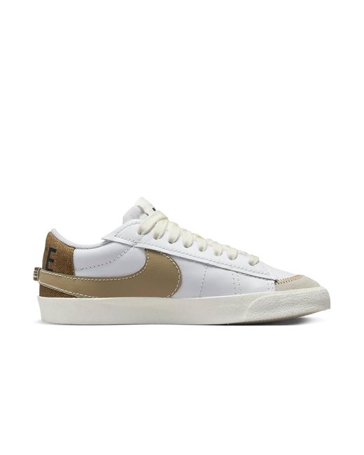 Nike White Blazer Low '77 Jumbo Khaki' for men
