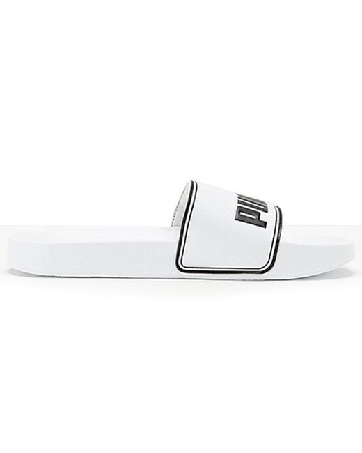 PUMA White Leadcat Slide for men