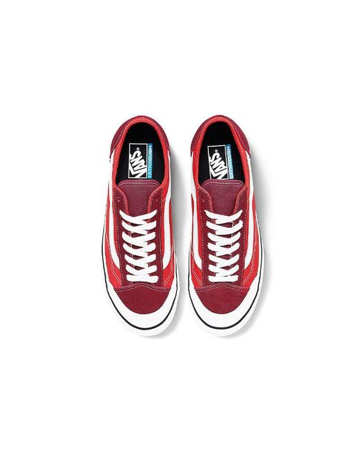 Vans Red Style 36 Decon Sf Lip Print for men