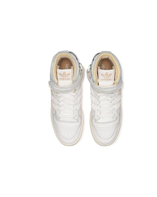 Adidas White Forum 84 High Magic' for men