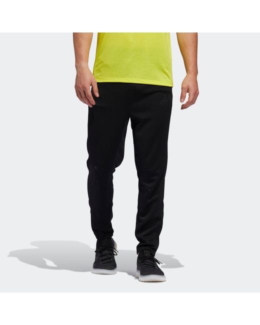 Adidas Black City Base Pant Solid Color Basic Sports Pants for men