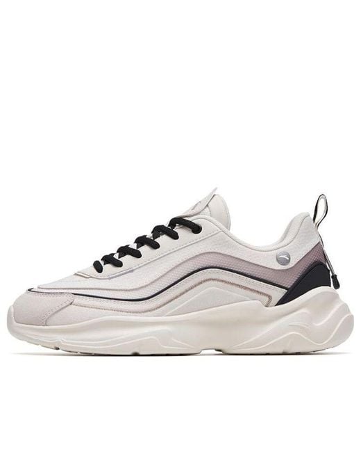 Anta White Casual Shoes for men