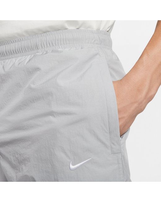 Nike Gray Nrg Track Pants for men