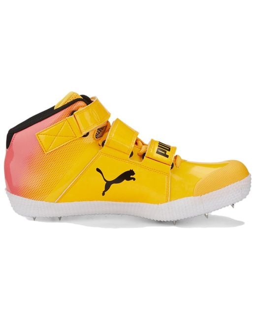 PUMA Yellow Evospeed Javelin 3 'Sun Stream Sunset Glow' for men