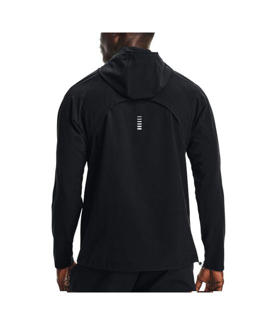 Under Armour Blue Out The Storm Waterproof Light Woven Running Sports Hooded Jacket for men