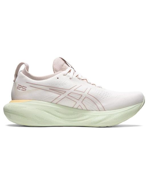 Asics White Gel-nimbus 25 Running for men