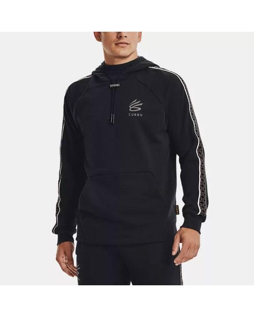 Under Armour Blue Curry Long Sleeve Hoodie for men
