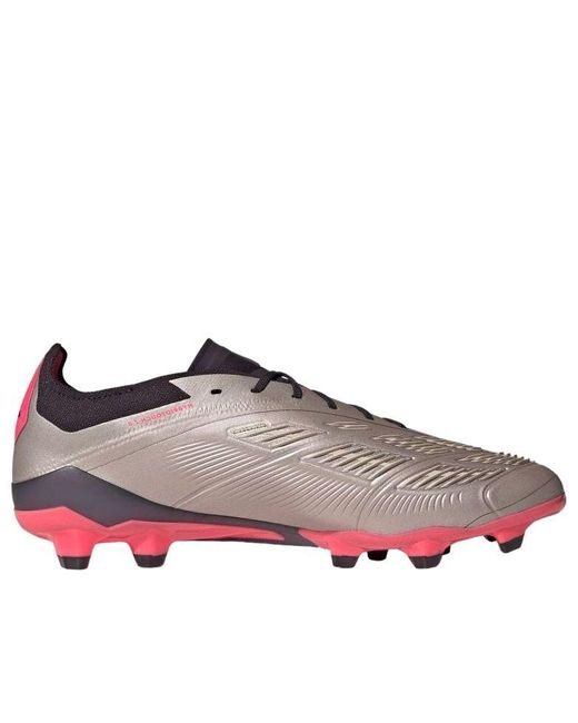 Adidas Predator Elite Low Hg Ag 'Platina Metallic Aurora Turbo' for men