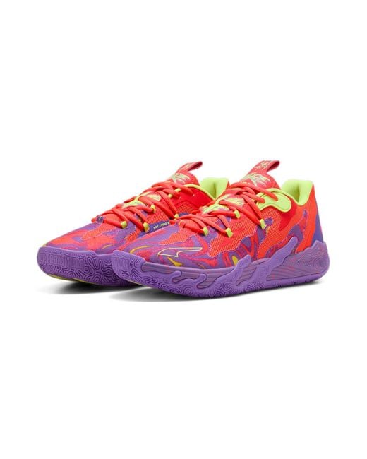 PUMA Purple Mb.03 Lo 'Lava' for men