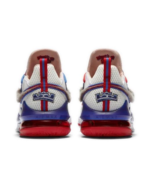 Nike Blue Lebron 17 Low 'Tune Squad' for men
