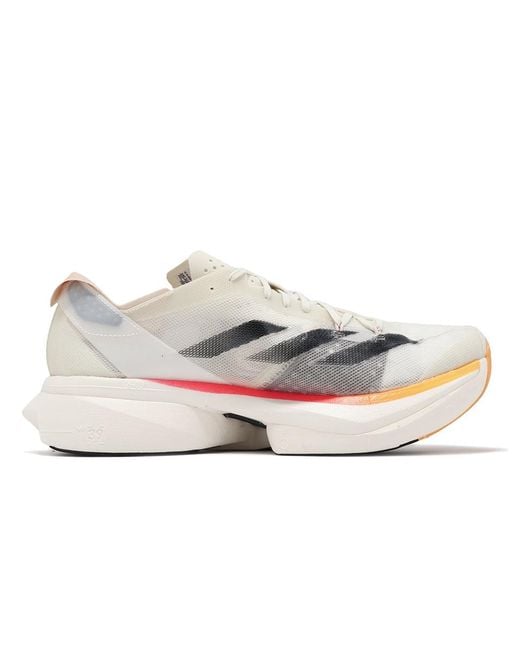 Adidas White Adizero Adios Pro 3 'Ivory Pack' for men