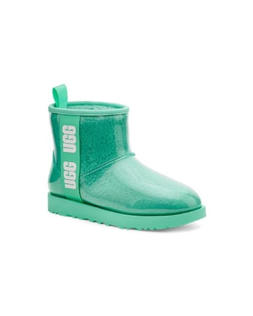 Ugg Green Classic Clear Mini