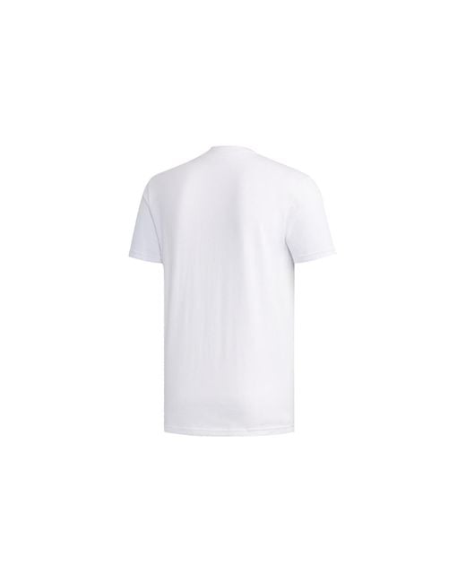 Adidas White Neo Cs Ris T-Shirt Shoyel' for men