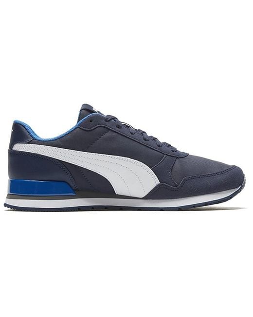 PUMA St Runner V2 Blue/white/grey Low Sneakers for Men | Lyst