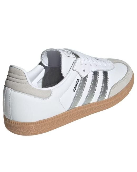 Adidas White (Wmns) Samba Og Metallic'