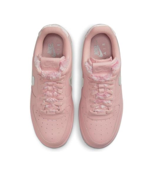 Nike Pink (Wmns) Air Force 1 '07 'Faux Sherpa Fur'