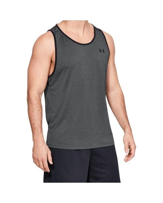 Under Armour Gray Tech Tank Top for men