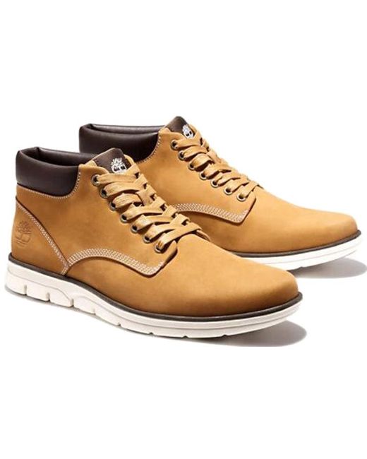 Timberland Brown Bradstreet Leather Chukka Boot 'Wheat' for men
