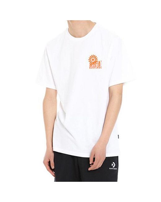 Converse White Printing Short Sleeve for men