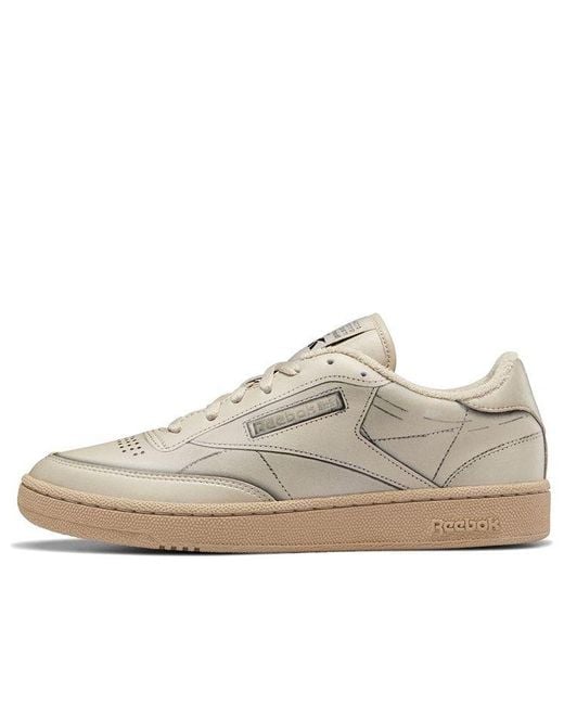 Reebok White Maison Margiela X Club C 'Tan' for men