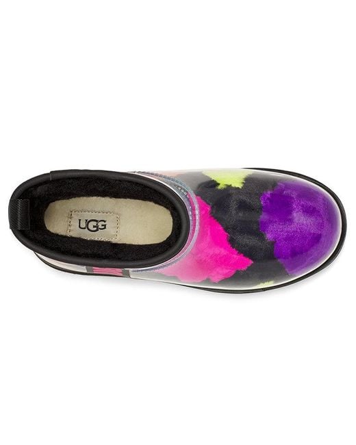 Ugg Purple (Wmns) Classic Clear Mini Party Spots Boot